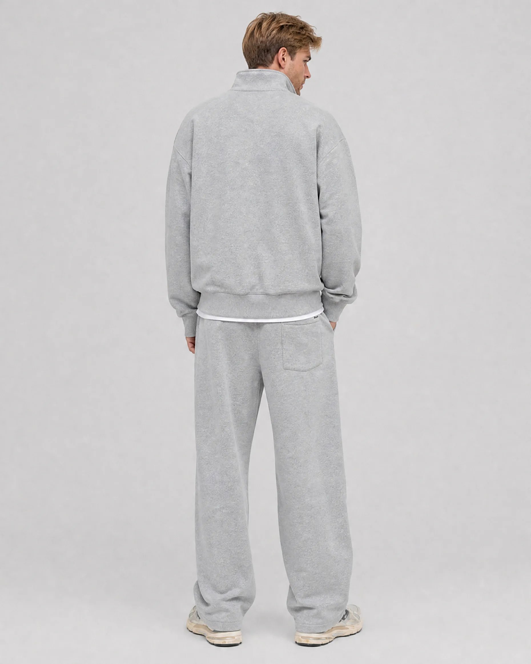 Bas de jogging droit gris