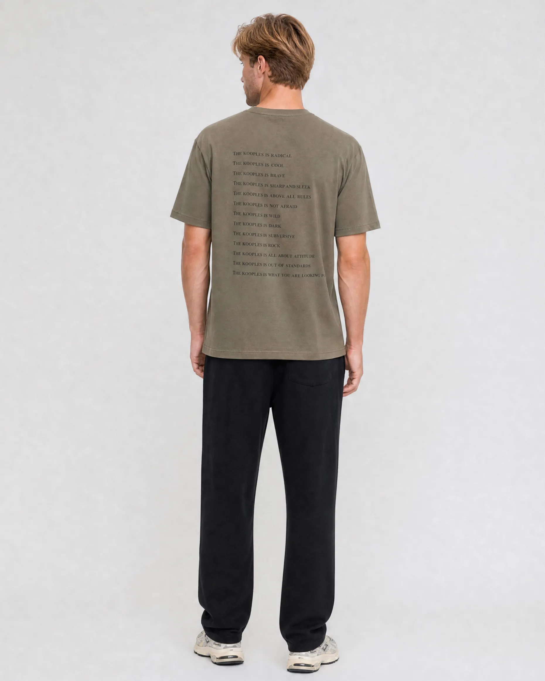 Bas de jogging droit noir
