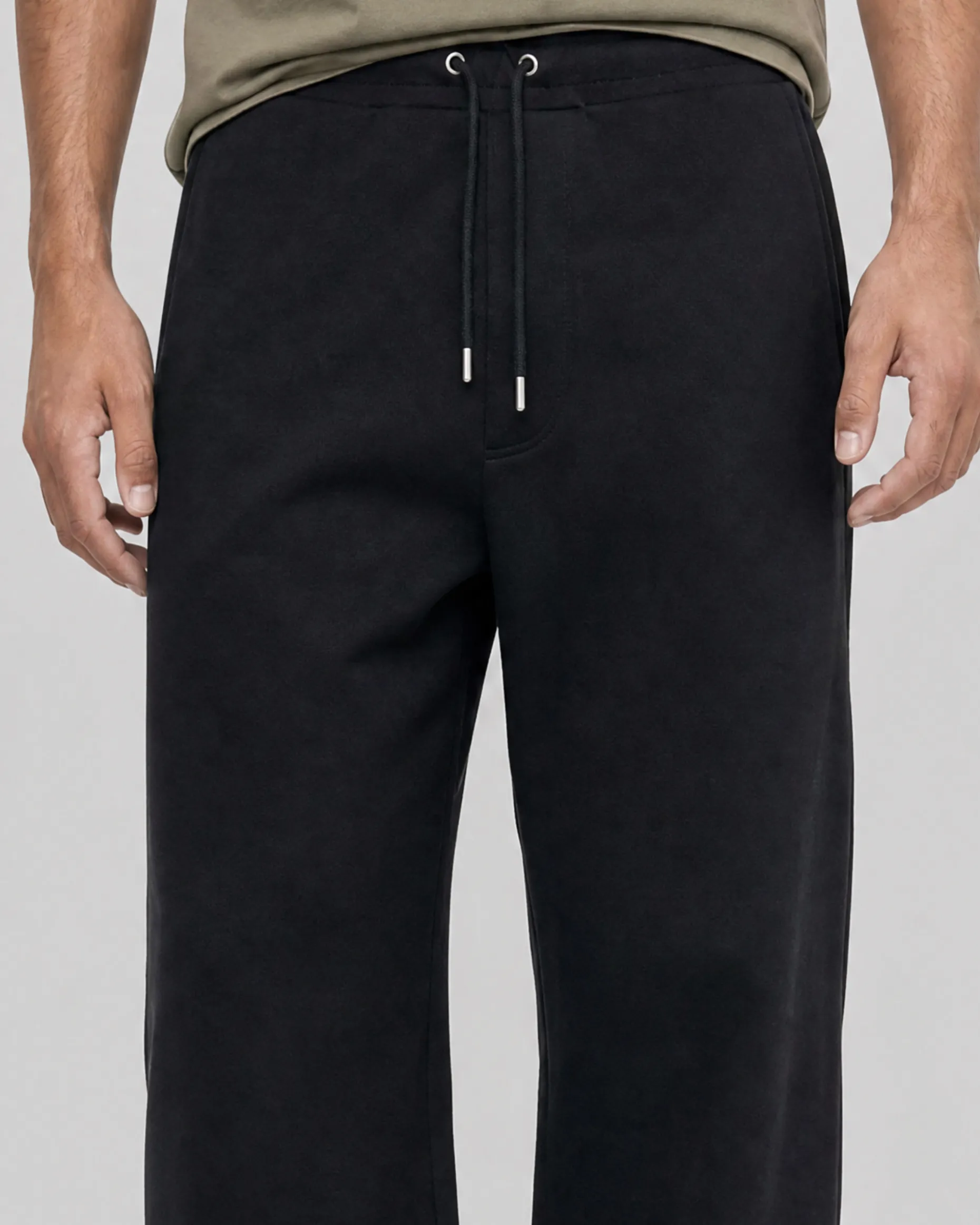 Bas de jogging droit noir