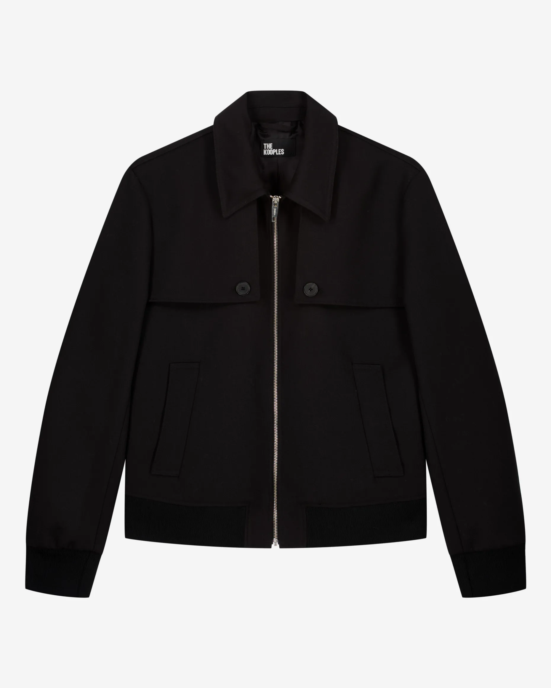 Blouson avec bavolets noir