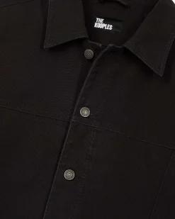 Blouson à broderie noir
