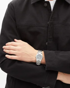 Blouson à broderie noir