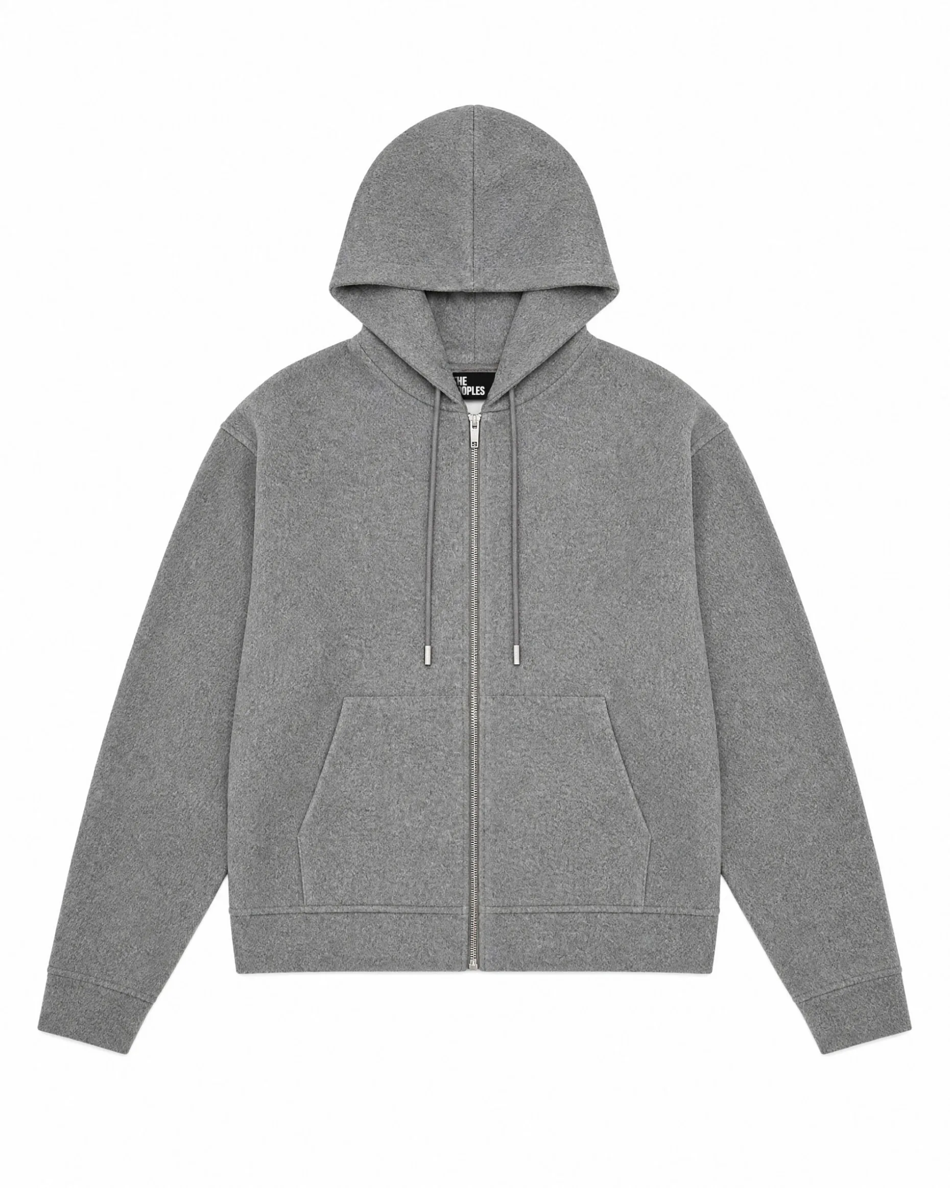 Blouson double face à capuche gris
