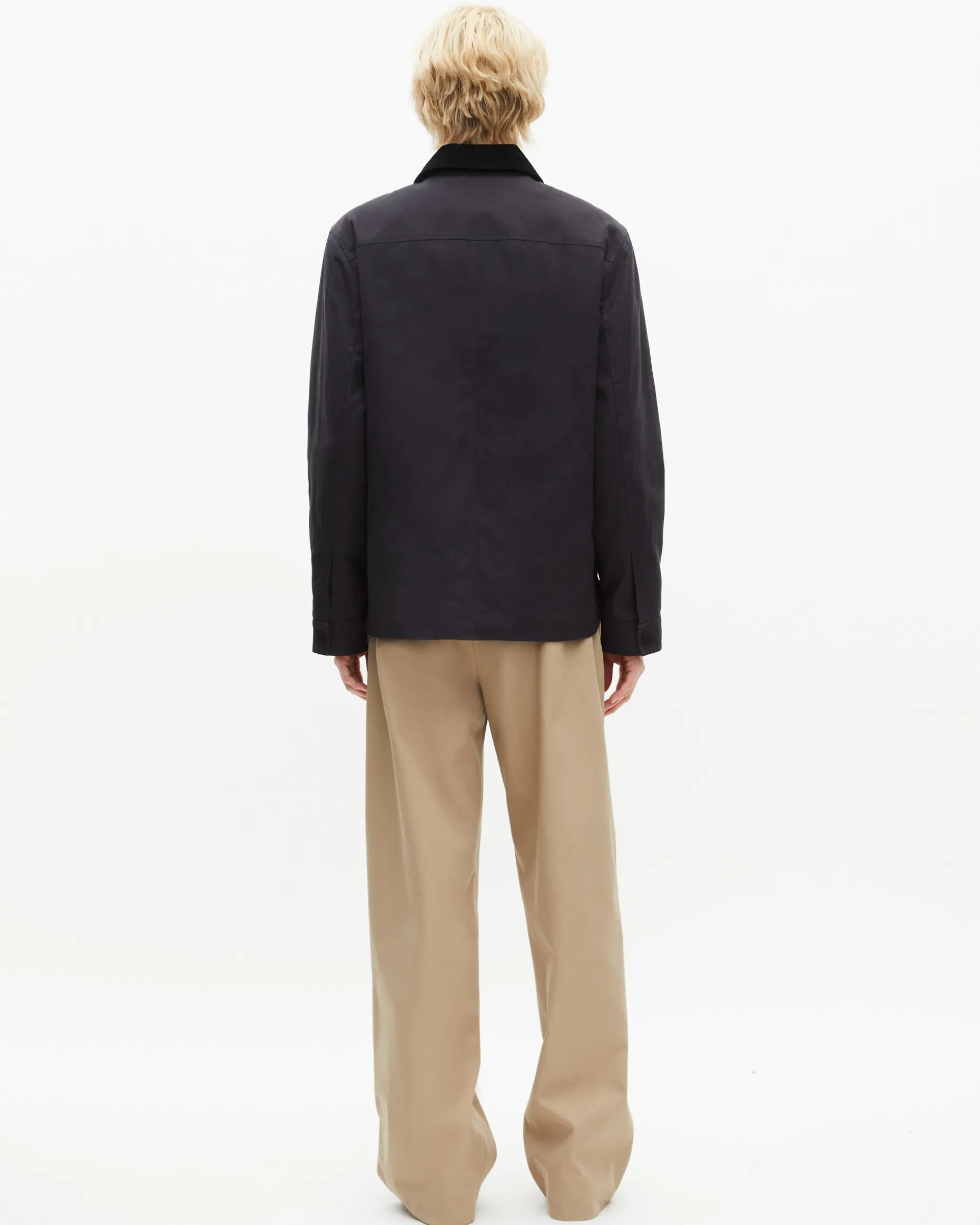 Blouson en coton marine