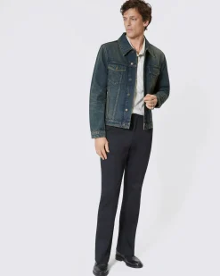 Blouson en denim bleu clair