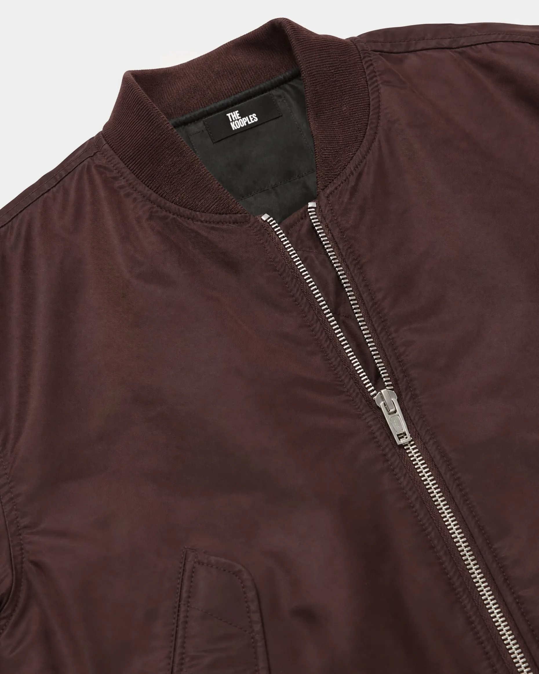 Bomber oversize marron
