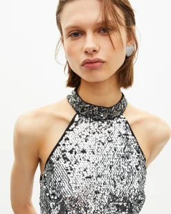 Boucles d'oreilles cœurs à clip argenté
