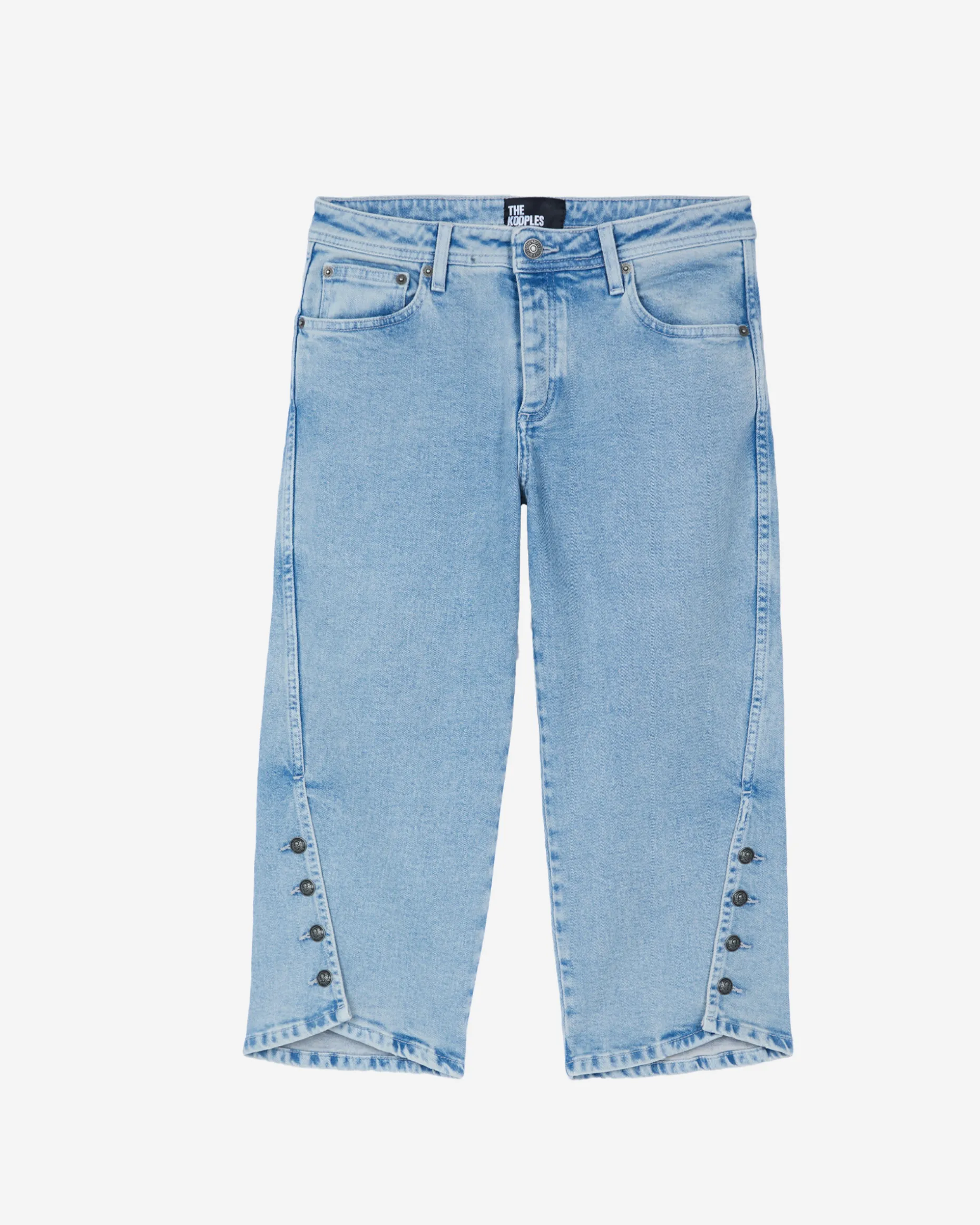 Capri en denim bleu