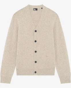 Cardigan en cachemire beige