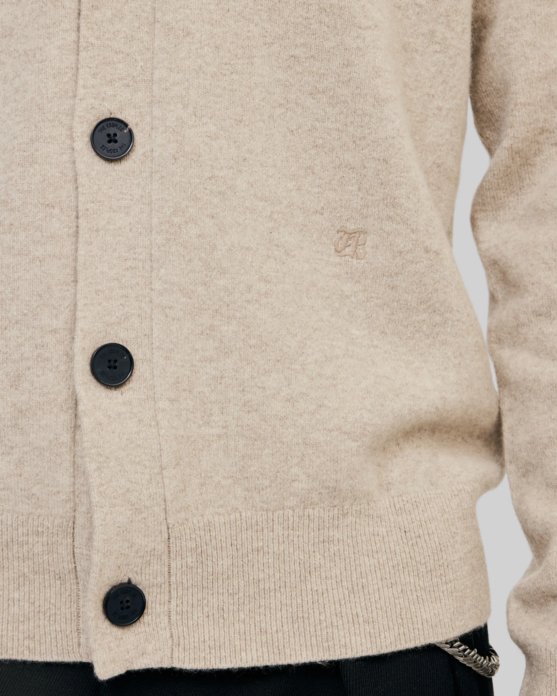 Cardigan en cachemire beige