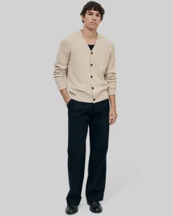 Cardigan en cachemire beige
