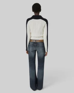 Cardigan en coton écru