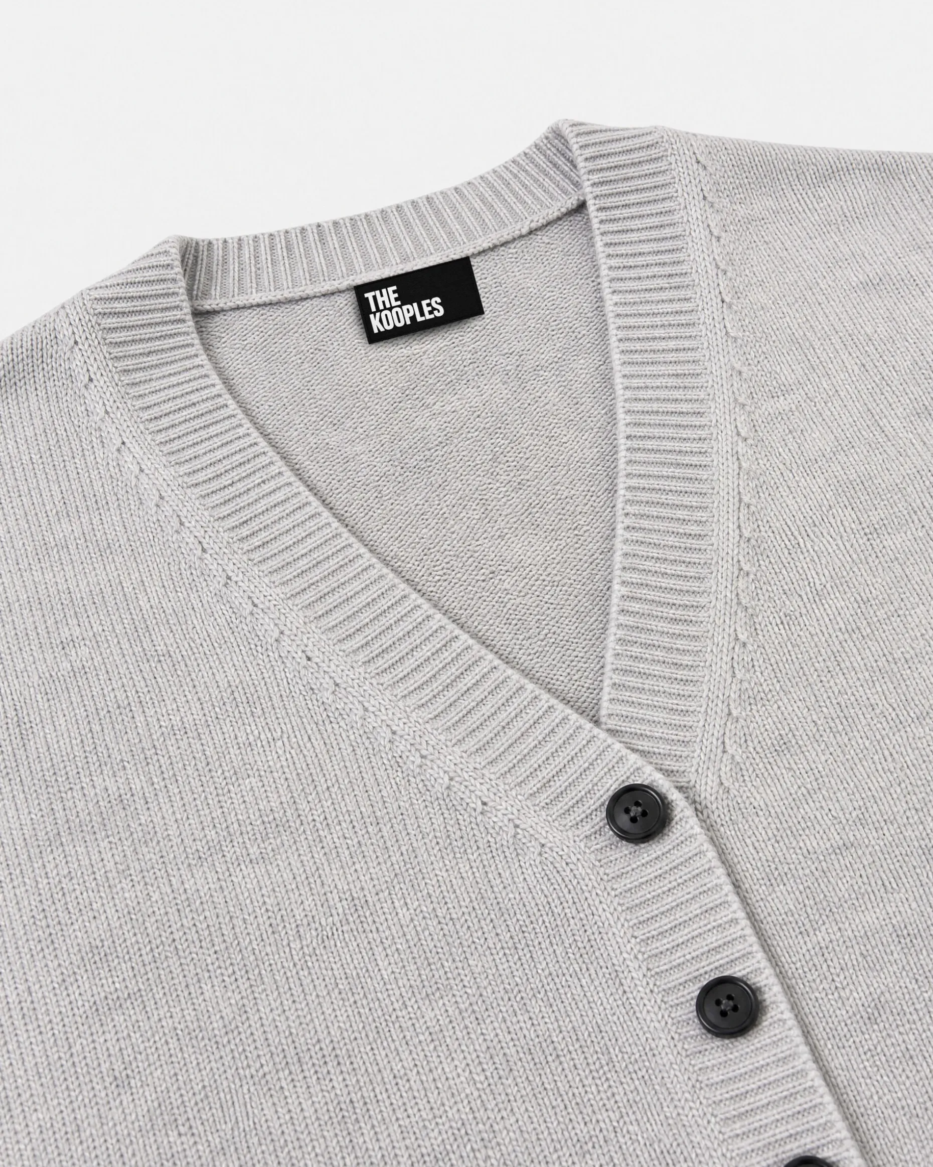 Cardigan en laine mérinos et cachemire bleu