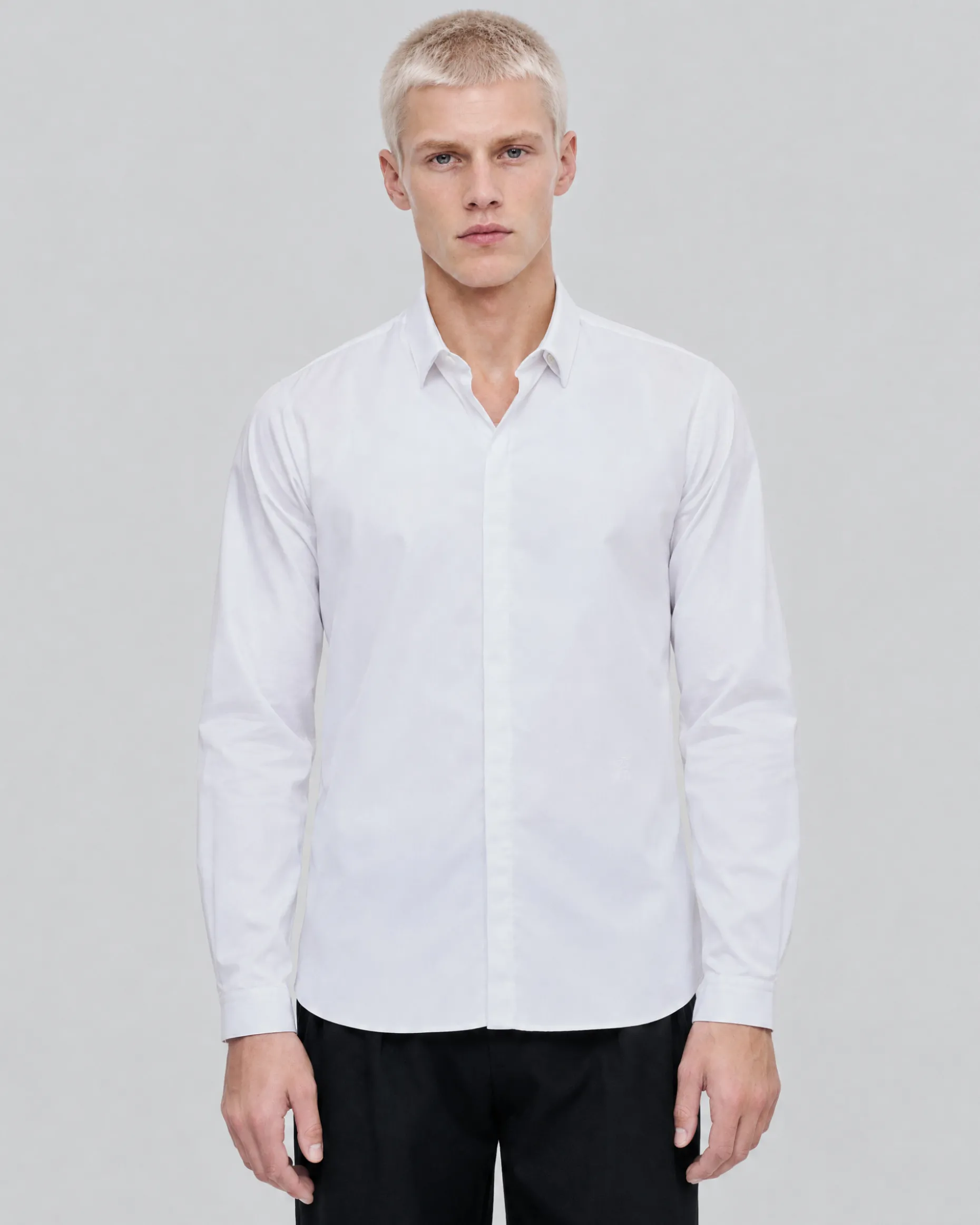 Chemise col classique blanche