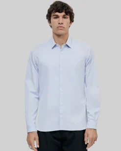 Chemise col classique bleu ciel