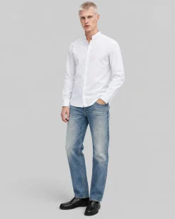Chemise col officier blanche