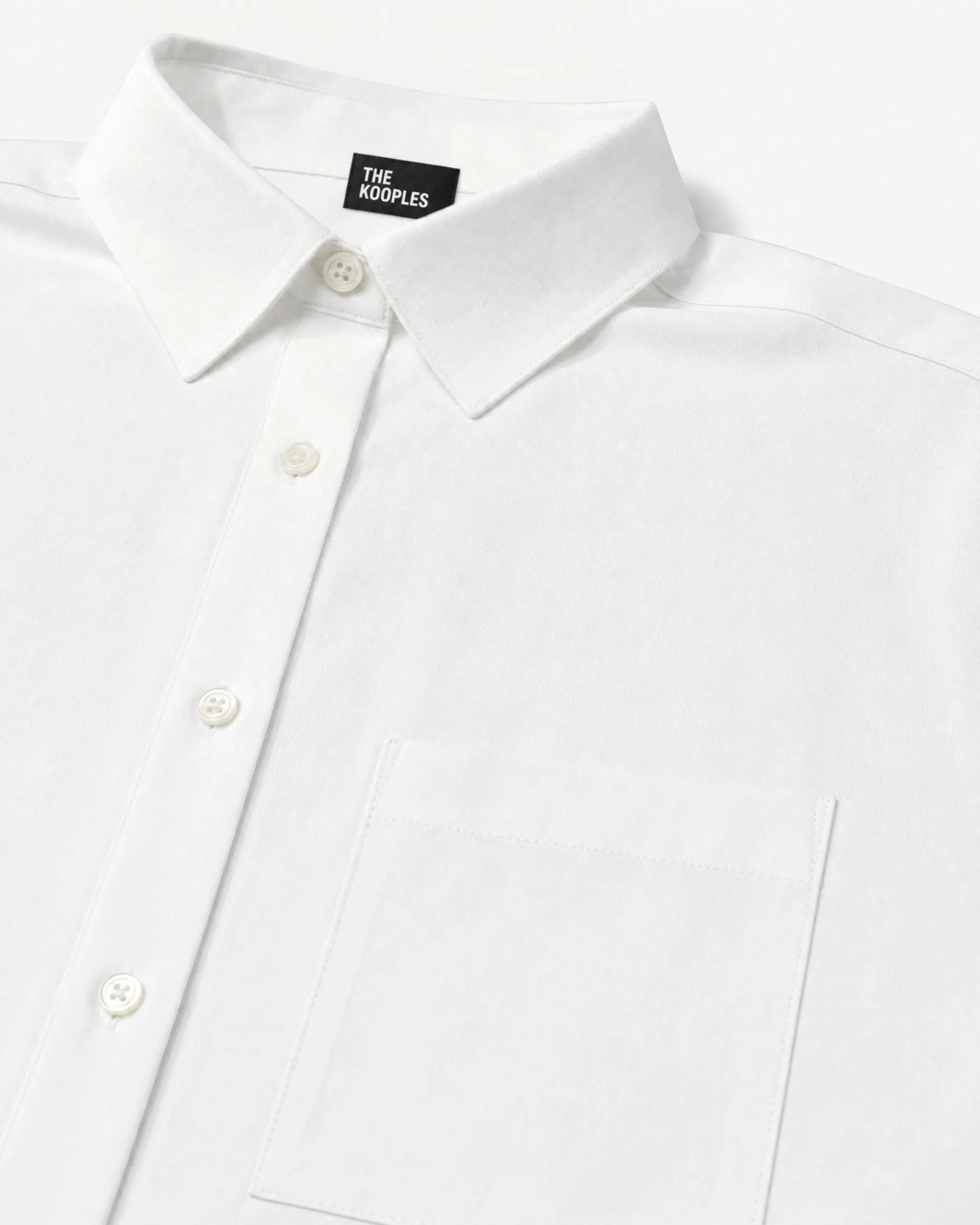 Chemise en coton blanche
