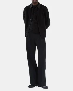 Chemise en dentelle noire