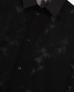 Chemise en dentelle noire