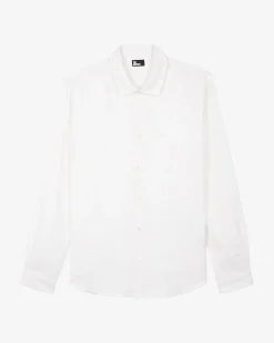 Chemise en lin blanche