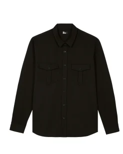 Chemise en milano noire