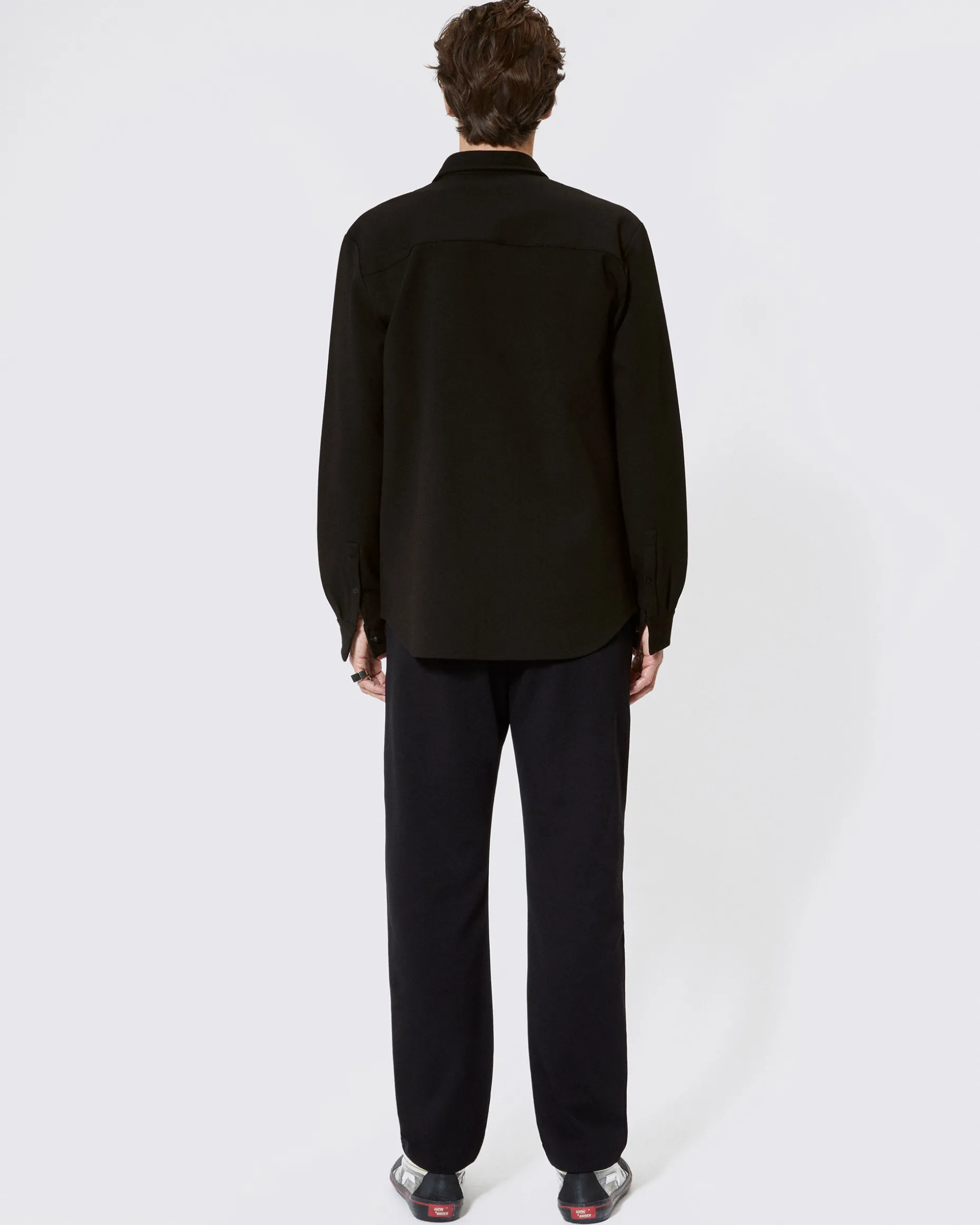 Chemise en milano noire