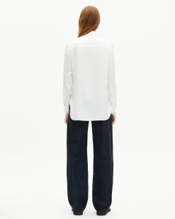 Chemise en soie écrue