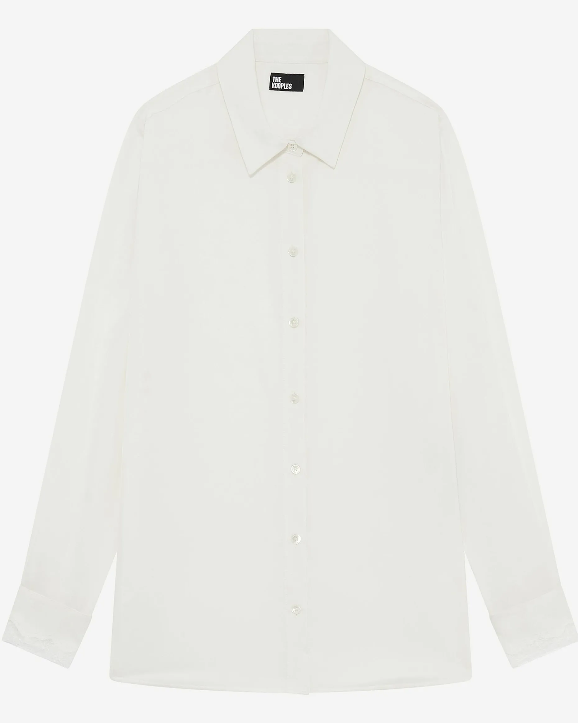Chemise en soie écrue