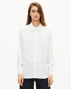 Chemise en soie écrue