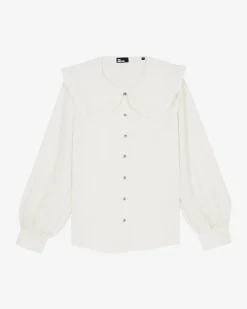 Chemise en soie écrue