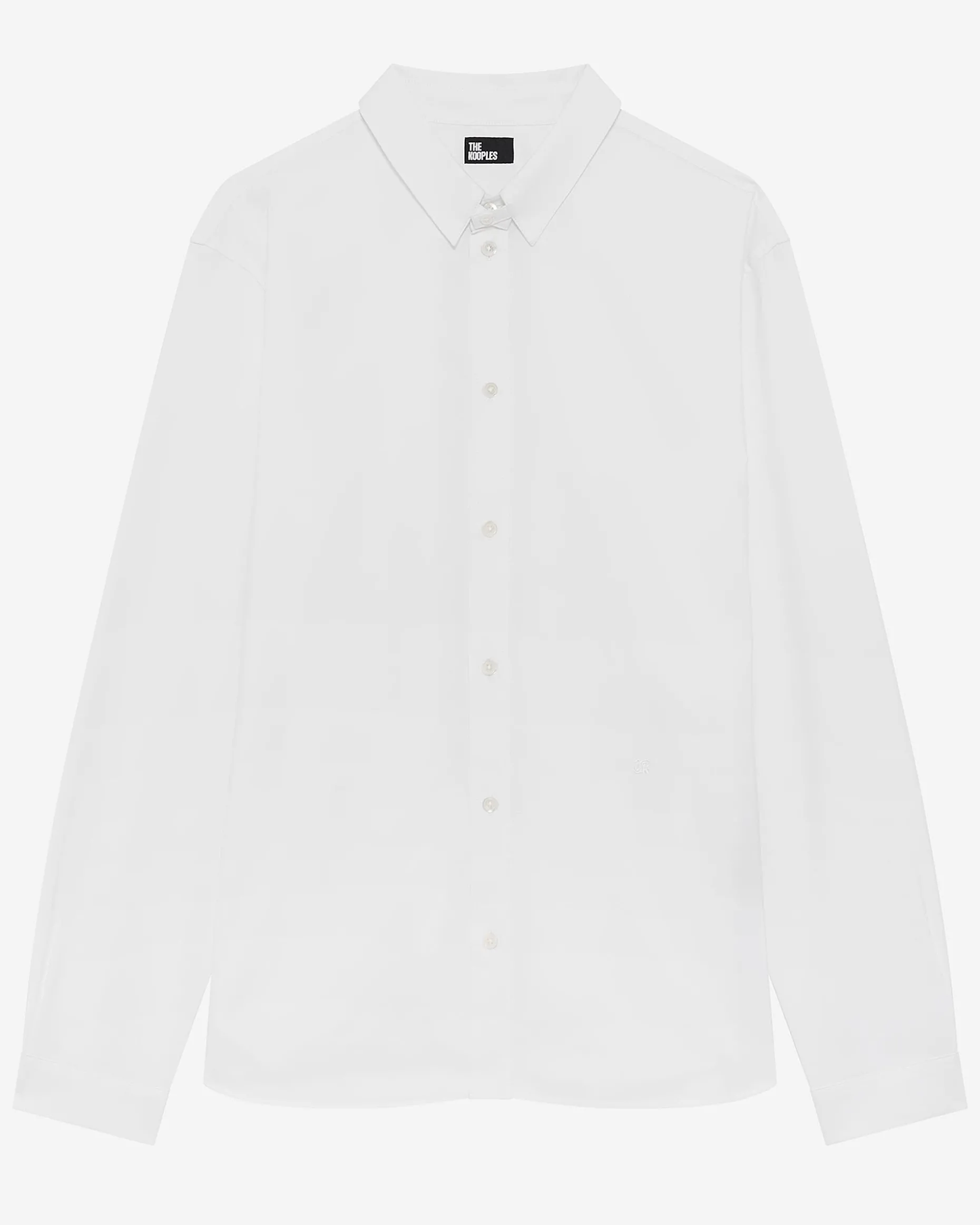 Chemise formelle avec bride blanche