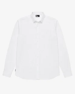 Chemise formelle slim en popeline blanche