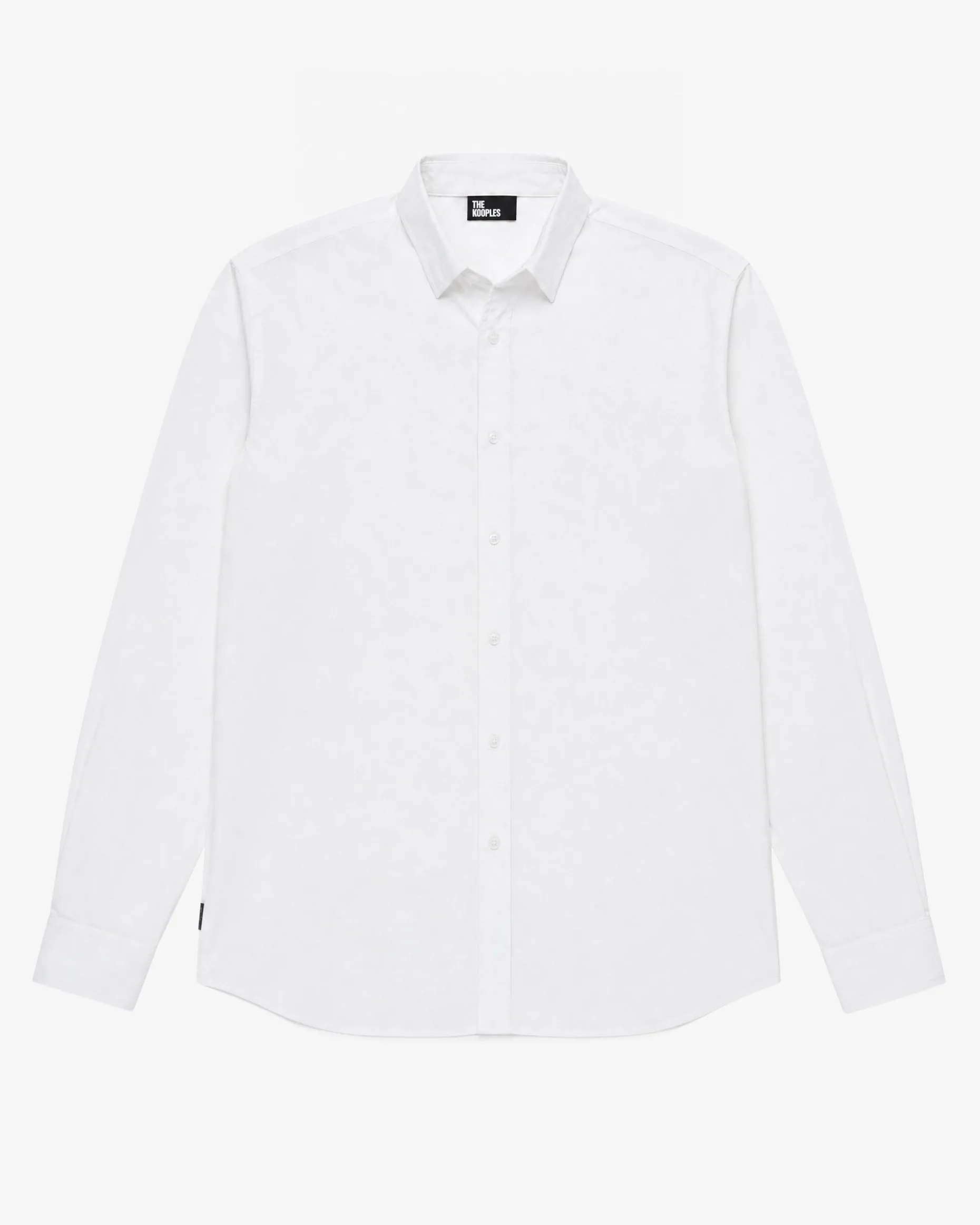Chemise formelle slim en popeline blanche