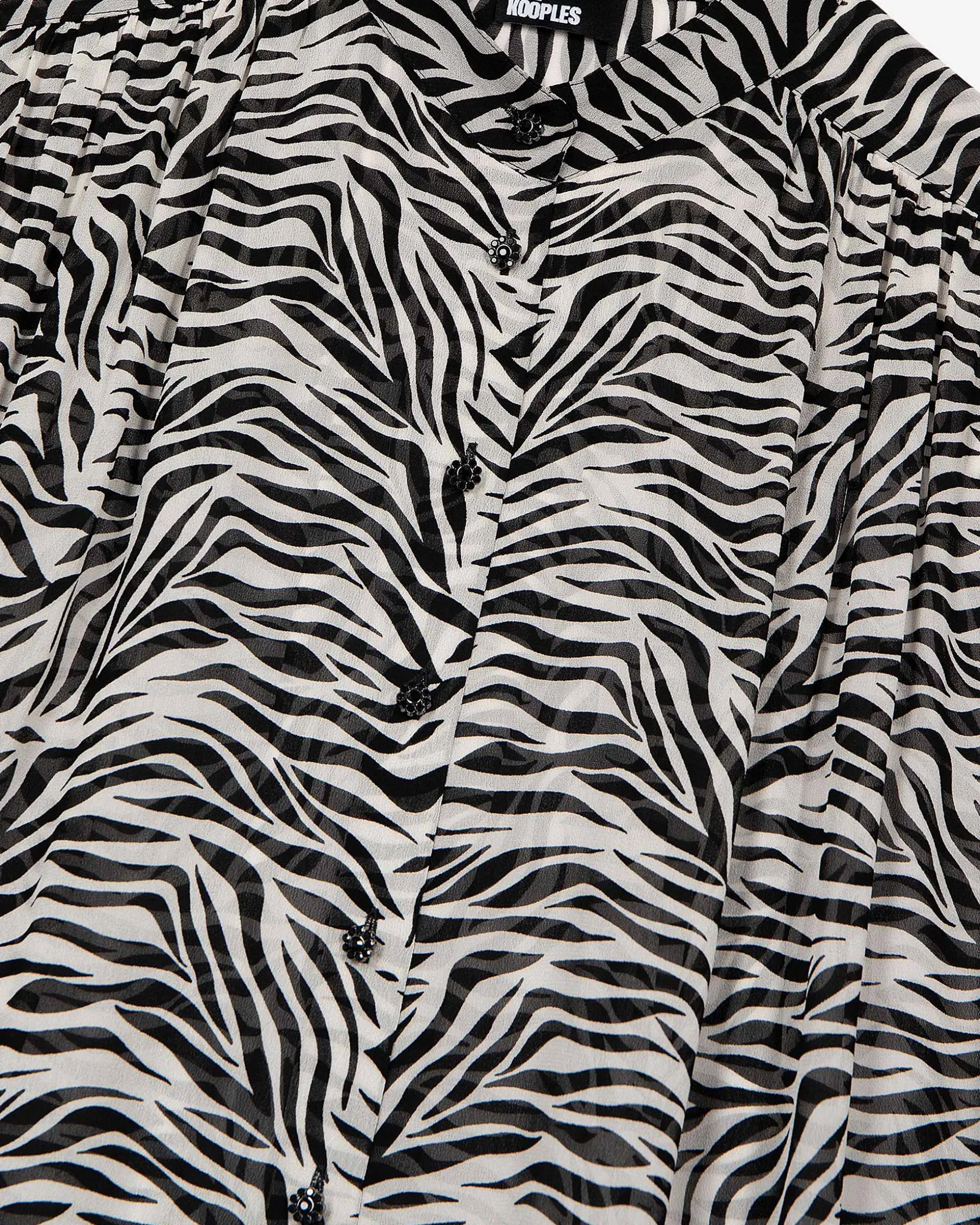 Chemise imprimé zèbre