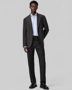 Chemise à rayures bleue