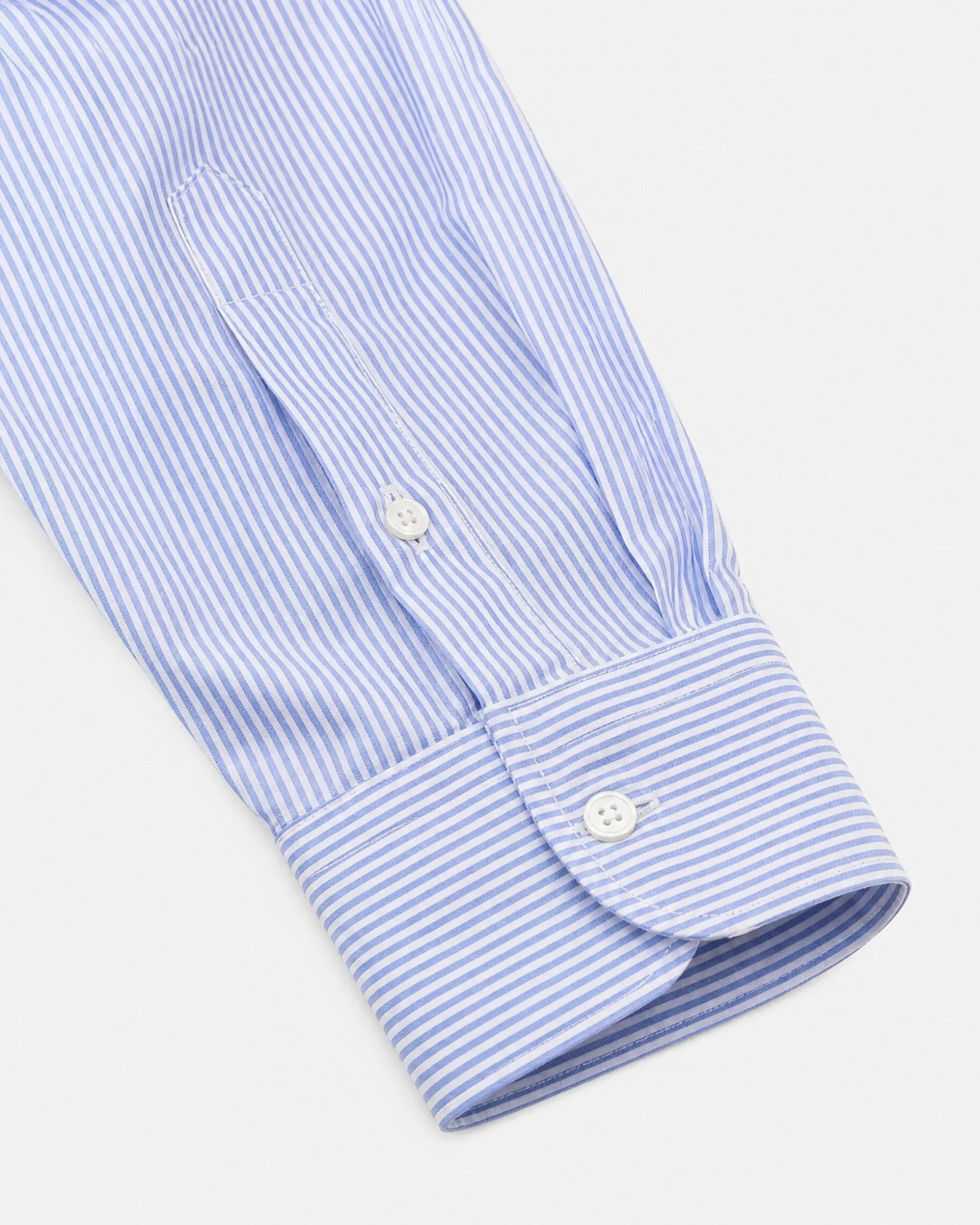 Chemise à rayures bleue