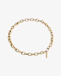 Collier chaîne dorée