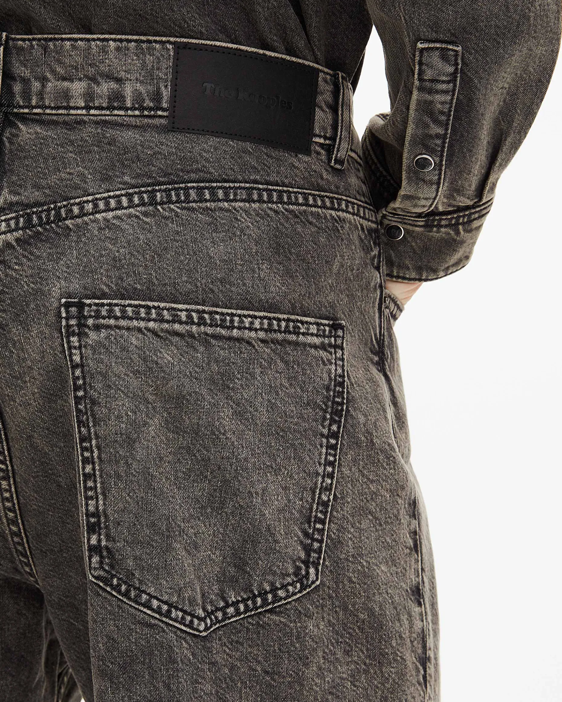 Jean baggy gris