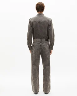 Jean baggy gris