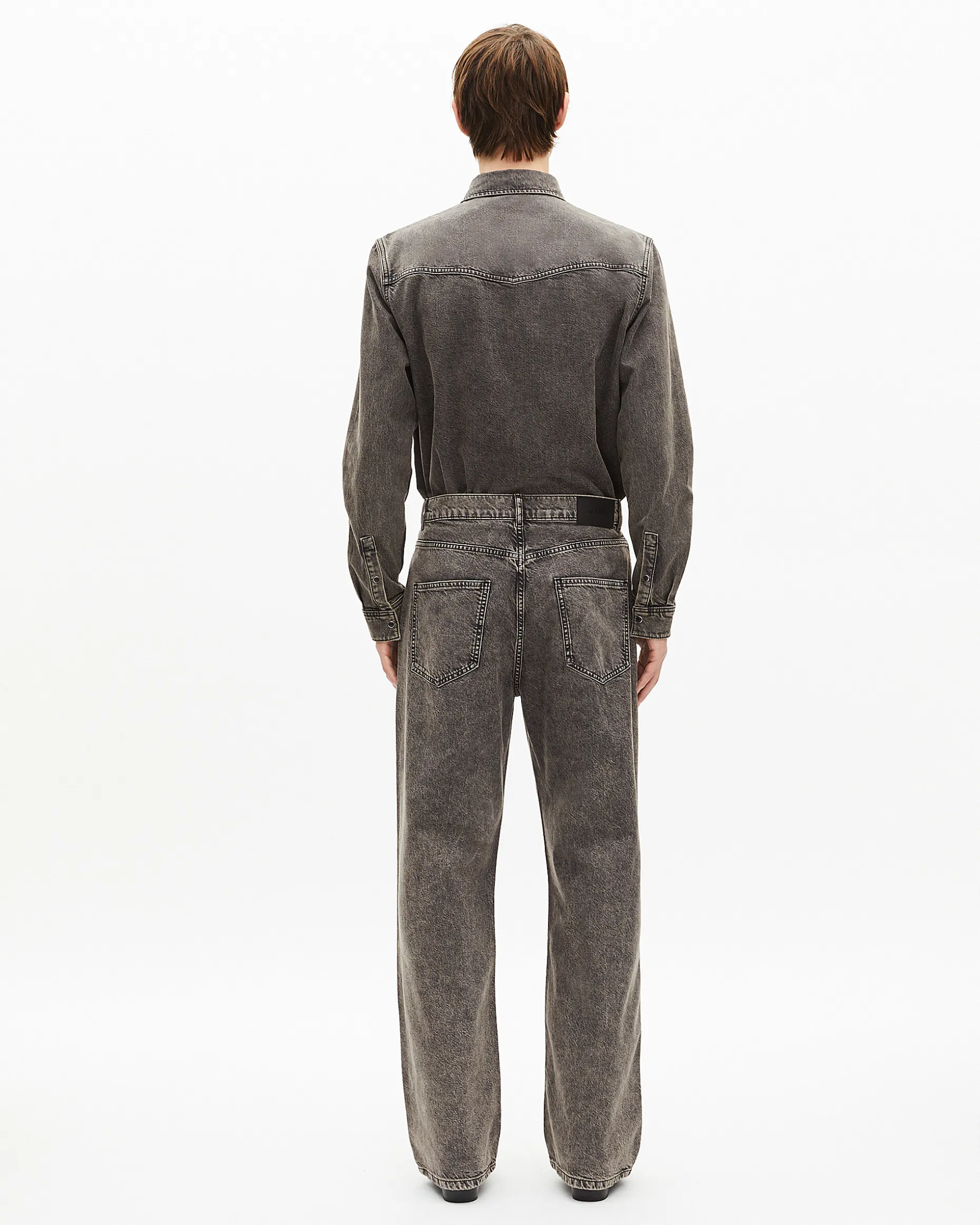 Jean baggy gris