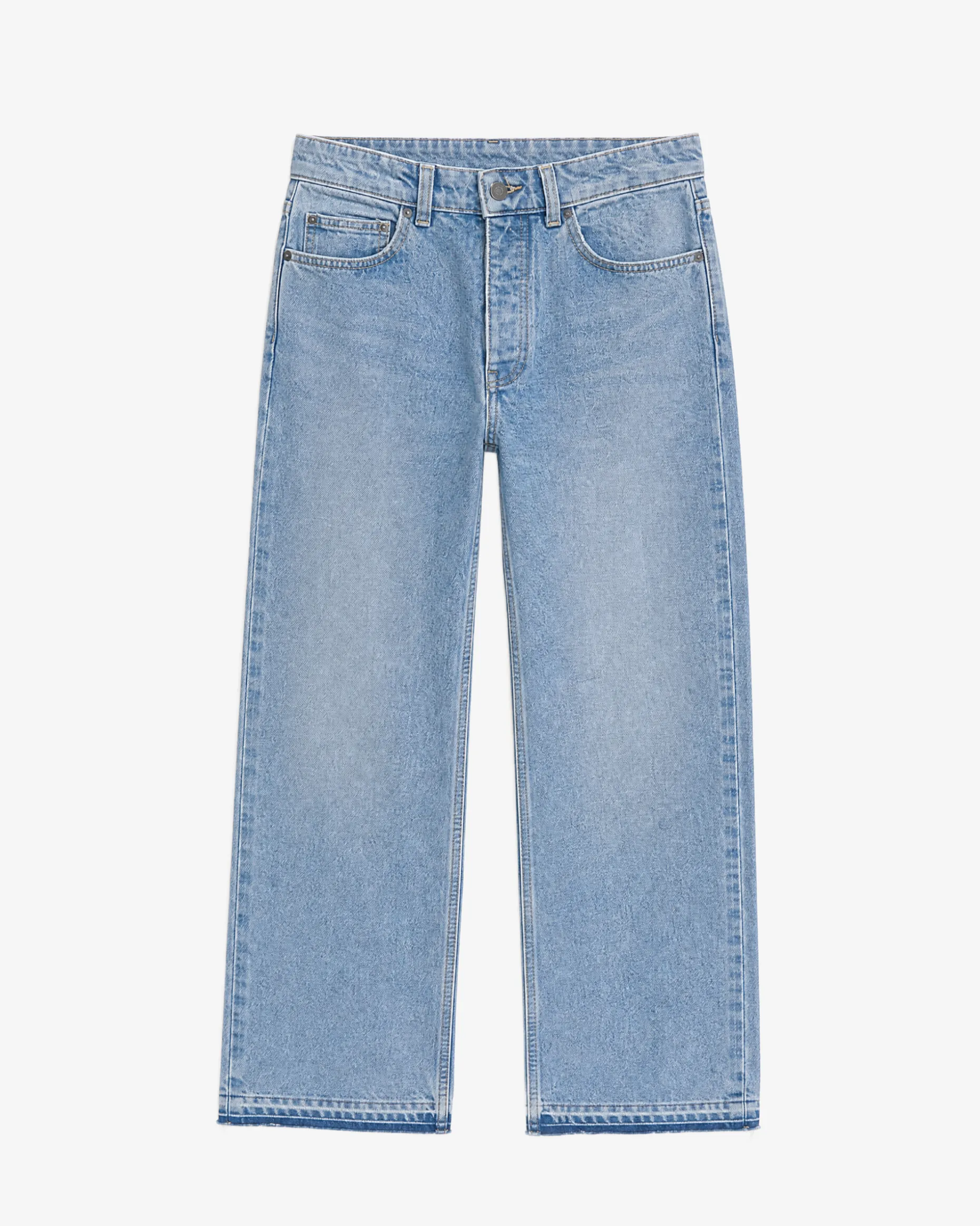 Jean droit bleu clair