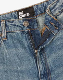 Jean large bleu