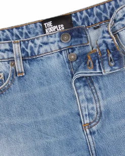 Jean large bleu