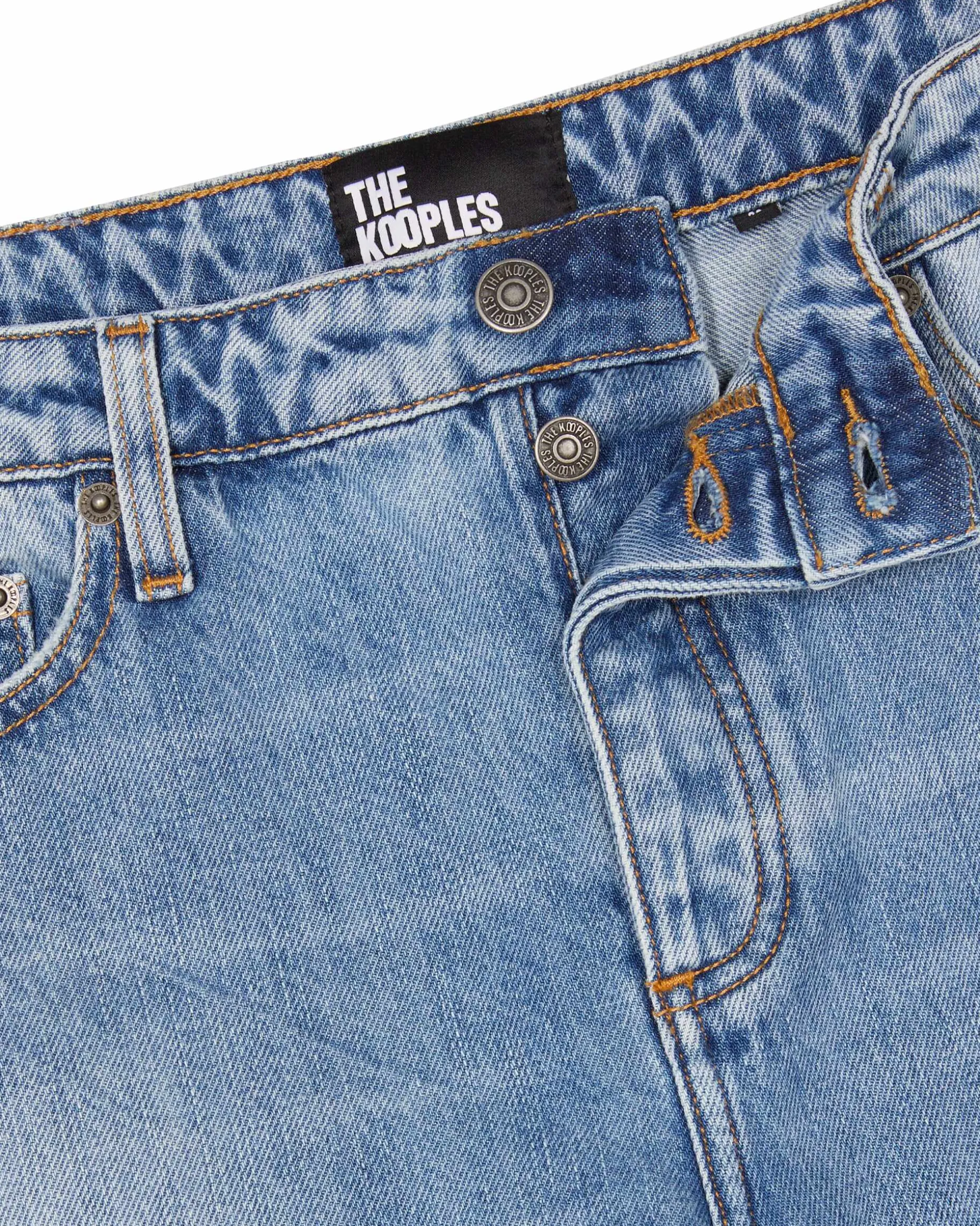 Jean large bleu