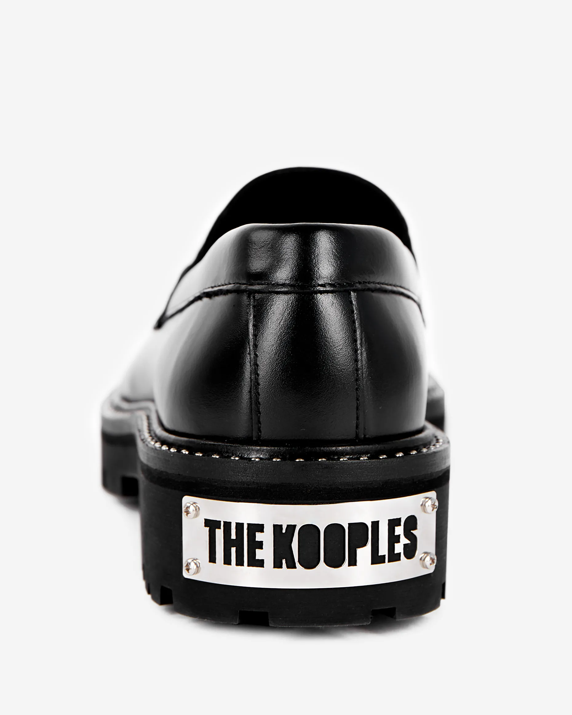 Mocassins en cuir noirs