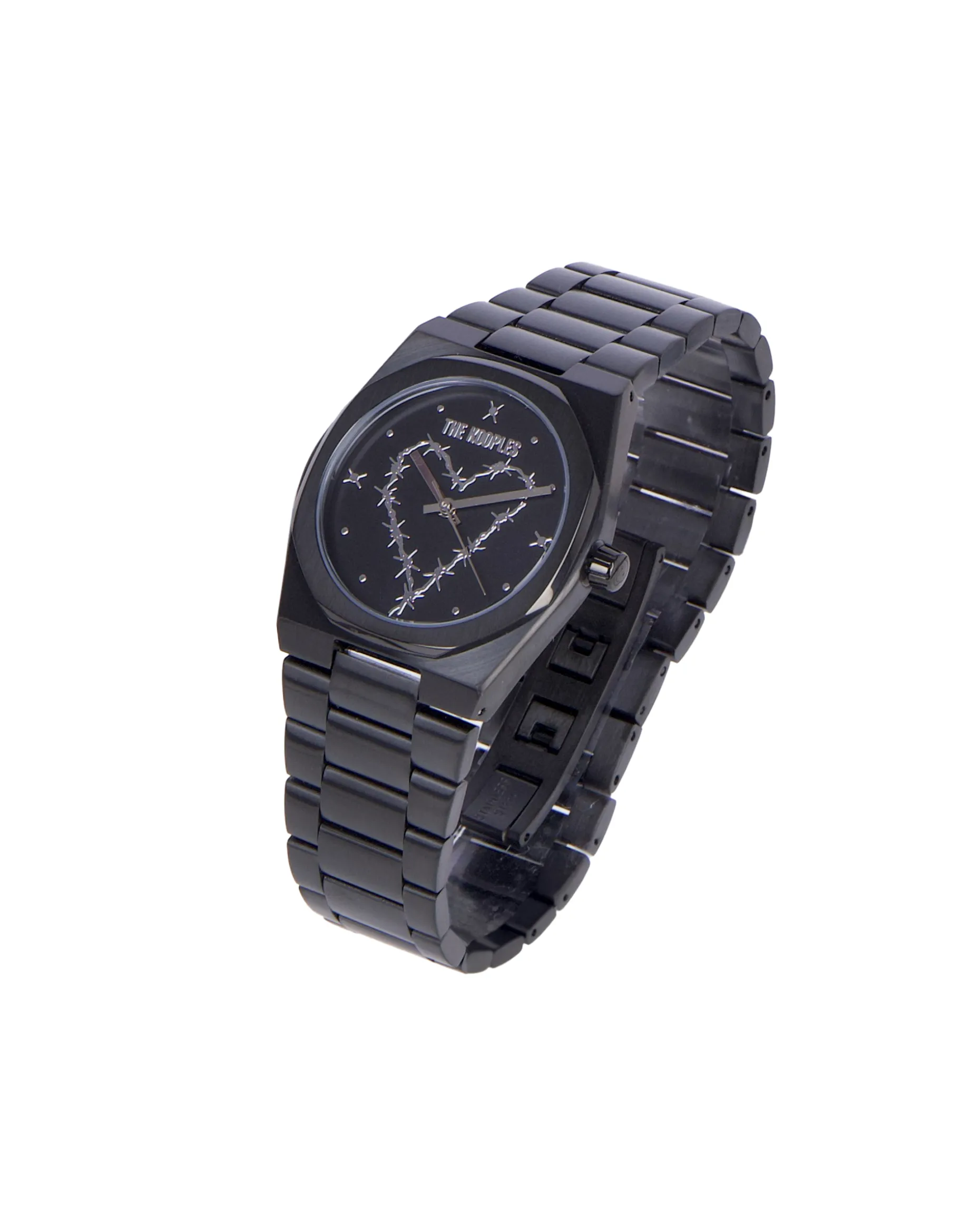 Montre avec coeur noire