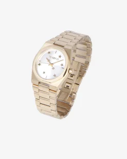 Montre avec étoiles dorée