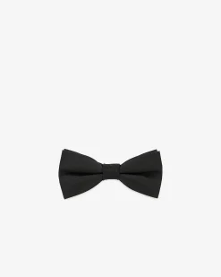 Nœud papillon en soie noir