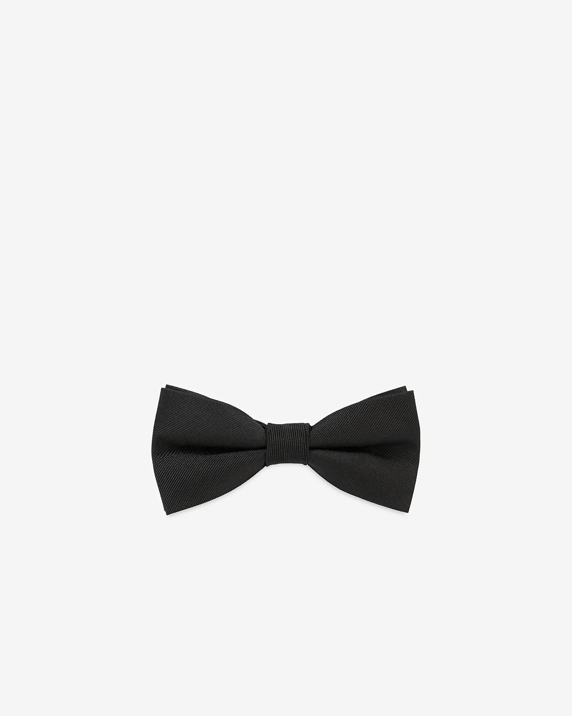 Nœud papillon en soie noir