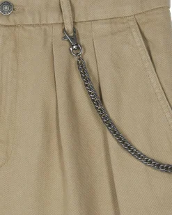 Pantalon cargo beige